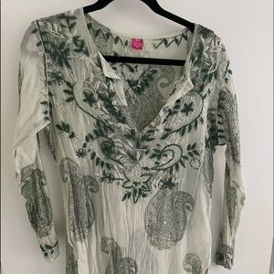 RAJ sheer dress/cover up